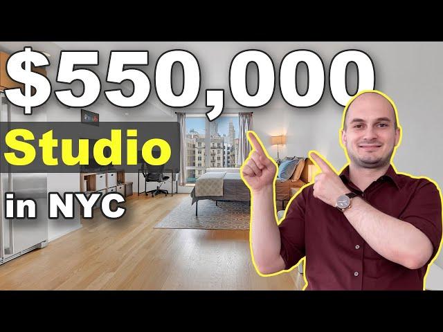 NYC Apartment Tour | $550,000 Studio Apartment in Manhattan