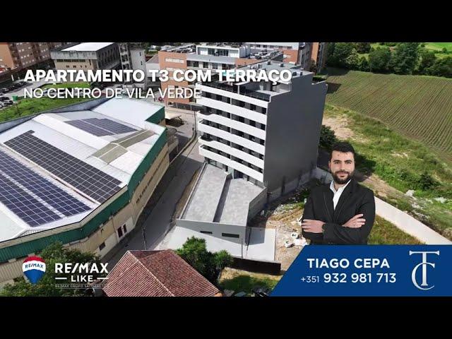 Apartamento Novo T3 c/ terraço em Vila Verde