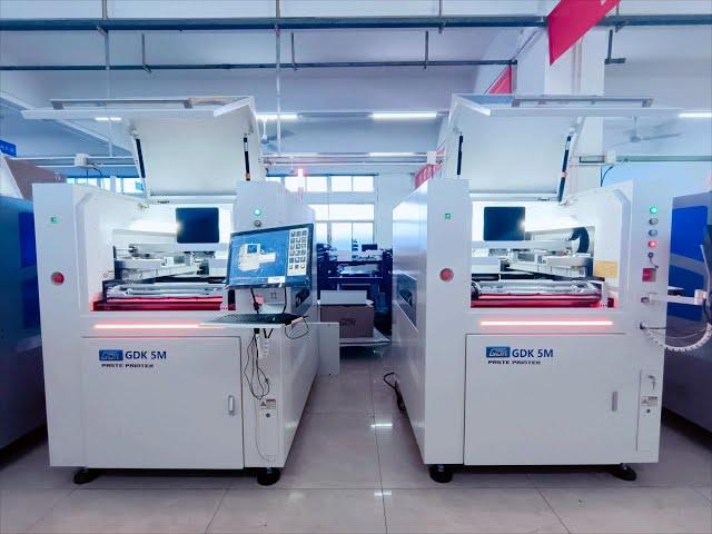 GDK 5M full automatic solder paste printer   printing system