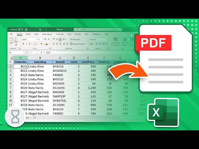 How to save an Excel file as PDF [easiest method]