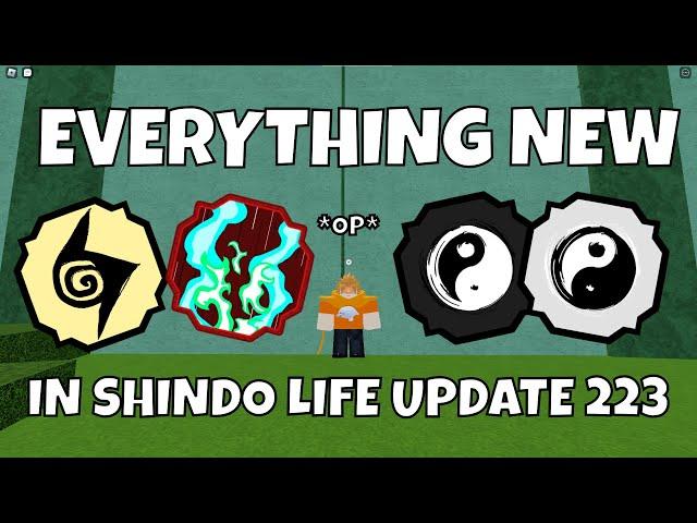 Everything NEW in Update 223 In Under 1 Minute... | Shinobi Life 2 Roblox