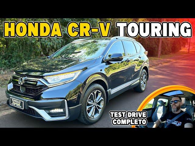 HONDA CR V TOURING 2021   Seminovo de Respeito! Test Drive Completo Nos Mínimos Detalhes!