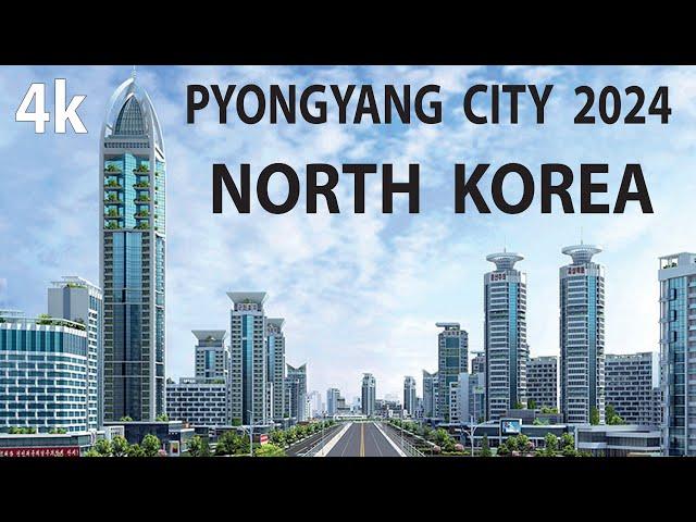 Pyongyang City 2024 , North Korea 4K By Drone