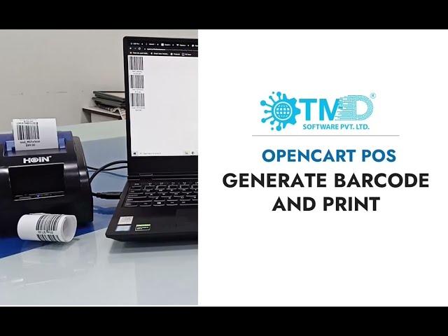 TMD OpenCart Point Of Sale (POS) Generate Barcode For Products