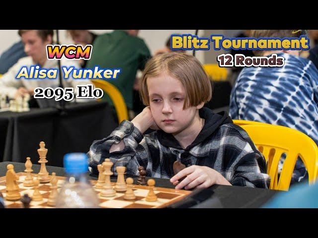 WCM Yunker, Alisa (Alice) (2095) - Blitz Tournament 12 Rounds