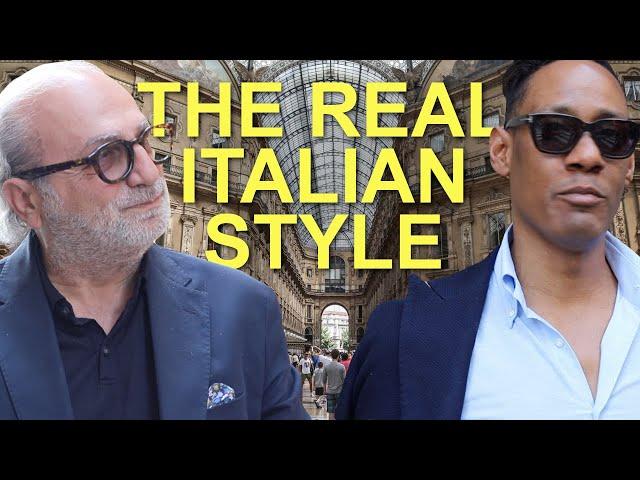 I went to Milano to see if Men dress better and I found the real Italian style