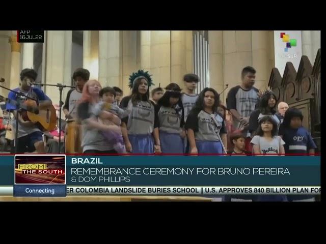 In Brazil dedicated ceremony in remembrance of Bruno Pereira and Dom Phillips