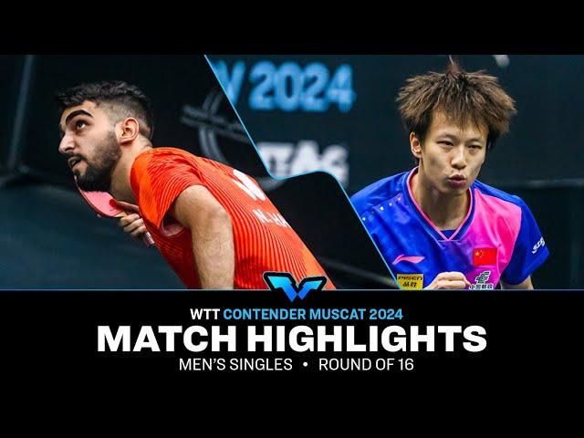 Navid Shams vs Lin Gaoyuan | MS R16 | WTT Contender Muscat 2024