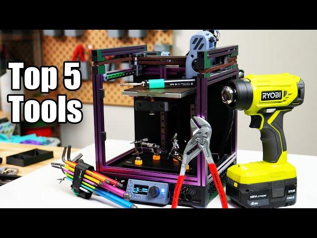 Top Tools For 3d Printer Builds & Projects