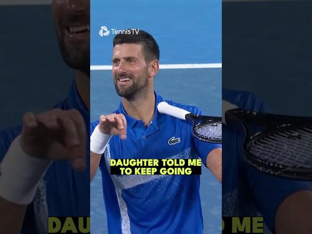 Djokovic's NEW Celebration 