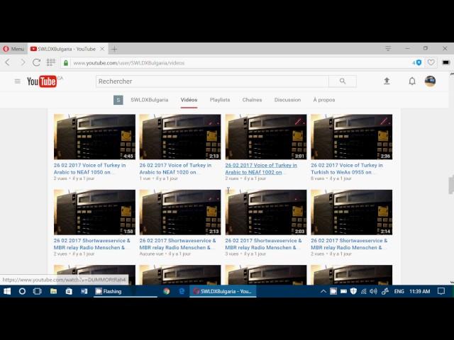 Youtube Highlight SWLDXBulgaria channel a video logbook from Bulgaria