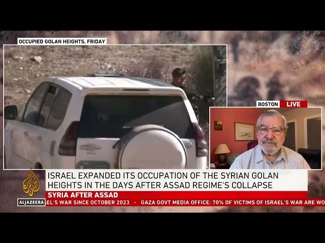 Aljazeera tv interview on Israel in Syria