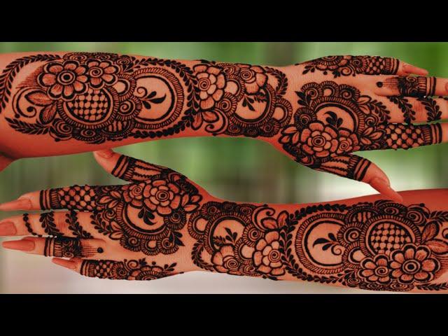 Easy beautiful Gulf Mehnadi design\ New henna Mehendi DesignSimple\Arabic Mehndi \mehndi designs