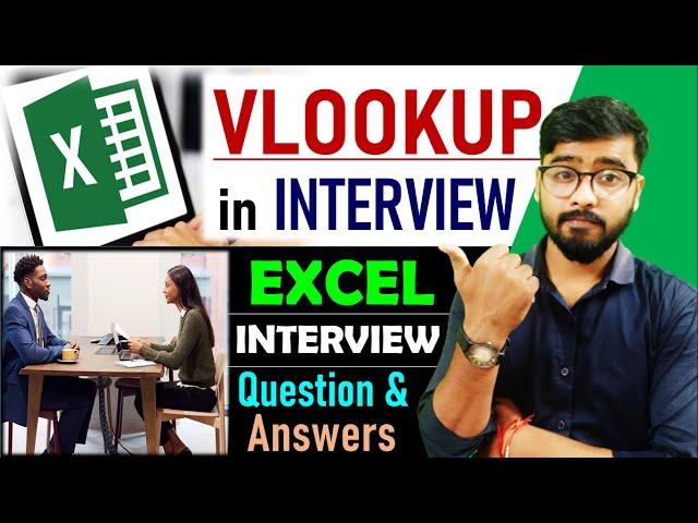 vlookup in excel | 5 Types of vlookup | excel interview questions [Hindi] #vlookup