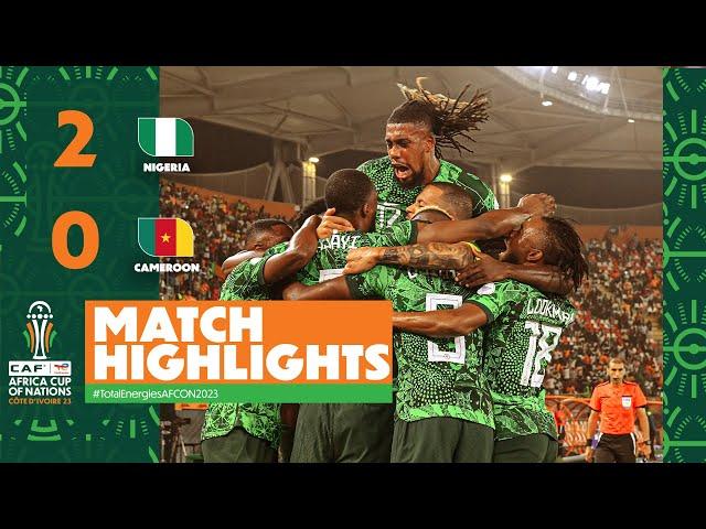 HIGHLIGHTS | Nigeria   Cameroon | #TotalEnergiesAFCON2023 - Round of 16