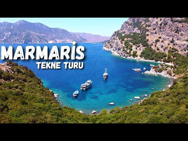 Marmaris Tekne Turu - Dron ile Marmaris'in En Güzel Koyları - Marmaris Boat Tour - Marmaris Turkey