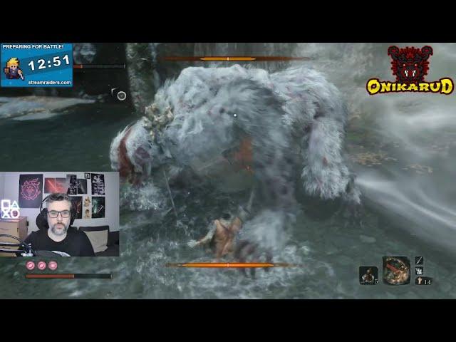 Oni will not be defeated "come at me demon Ape!!!"   - PC Livestream