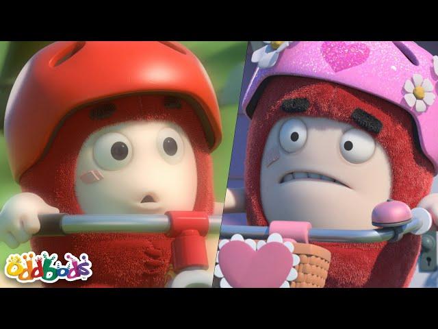 Bike Ride Down Memory Lane  Oddbods | Cartoons For Kids | Funny Cartoon | After School Club