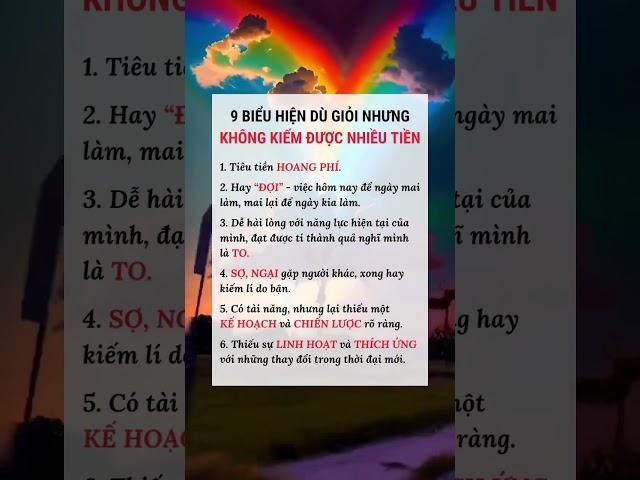 9 biểu hiện dù giỏi nhưng không kiếm được nhiều tiền #bahadi #phongthuy