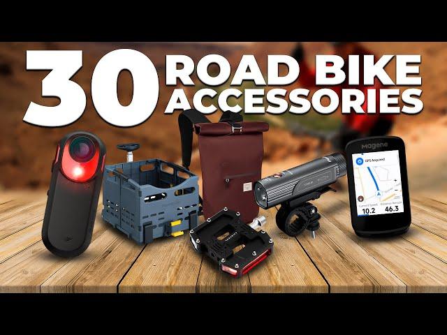 30 ESSENTIAL ROAD BIKE ACCESSORIES