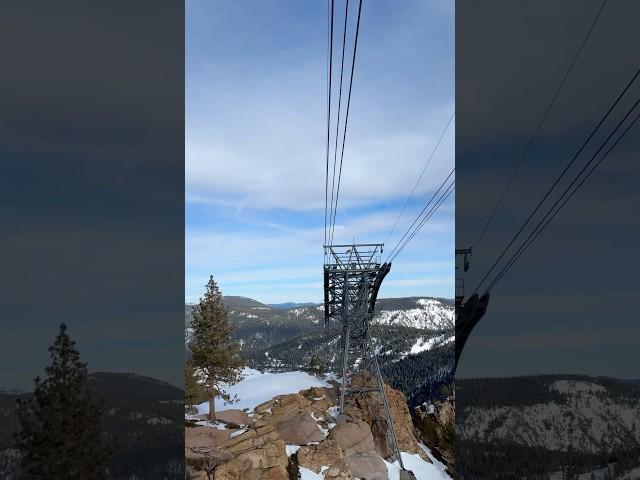 Mountain cable car in Squaw Valley, California