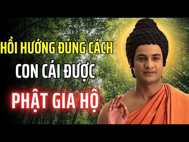 HỒI HƯỚNG ĐÚNG CÁCH - CON CÁI ĐƯỢC PHẬT GIA HỘ - CÁCH HỒI HƯỚNG SAU KHI NIỆM PHẬT NÊN NGHE 1 LẦN