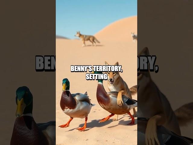 The Comedic Chaos: Teri the Domestic Duck and Benny the Desert Coyote