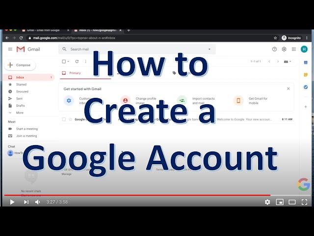 How to Create Google Account