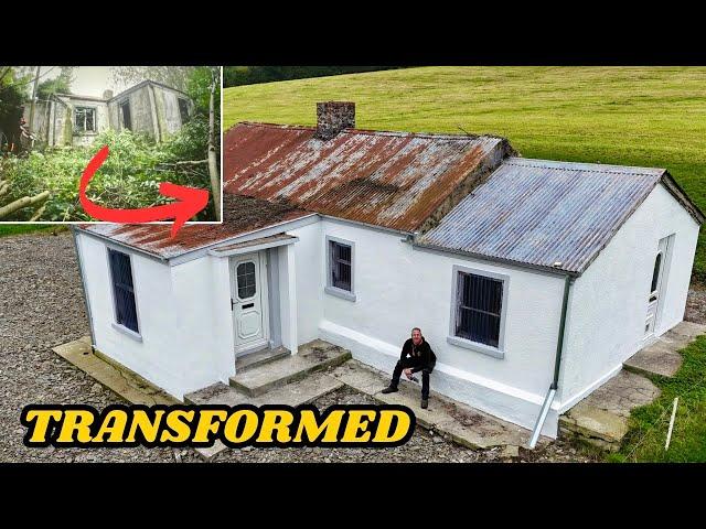 Old Irish Derelict Cottage Restoration || From SAD & DARK To HAPPY & BRIGHT!