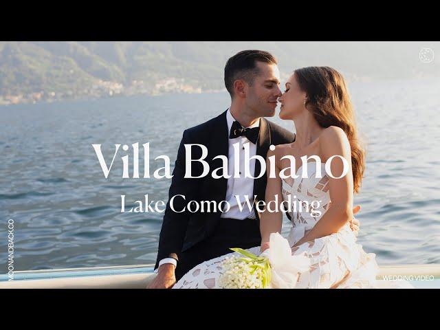 Villa Balbiano Wedding Video by Moon & Back Co | Rally & Alex | Lake Como, Italy