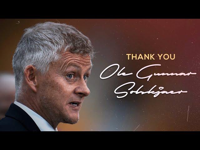 Thank you Ole Gunnar Solskjaer - My Tribute