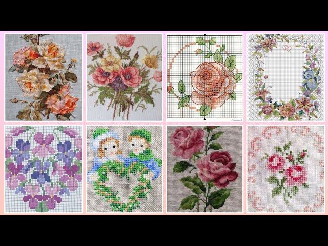 #1 Stunning & Elegant Cross stitch patterns/Charsuti Embroidery Design Ideas Hand made Embroidery