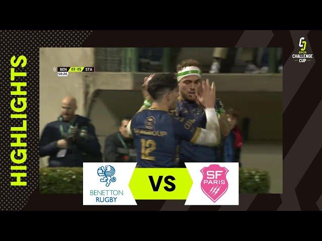 Highlights - Benetton Rugby v Stade Français Round 4 | EPCR Challenge Cup 2022/23