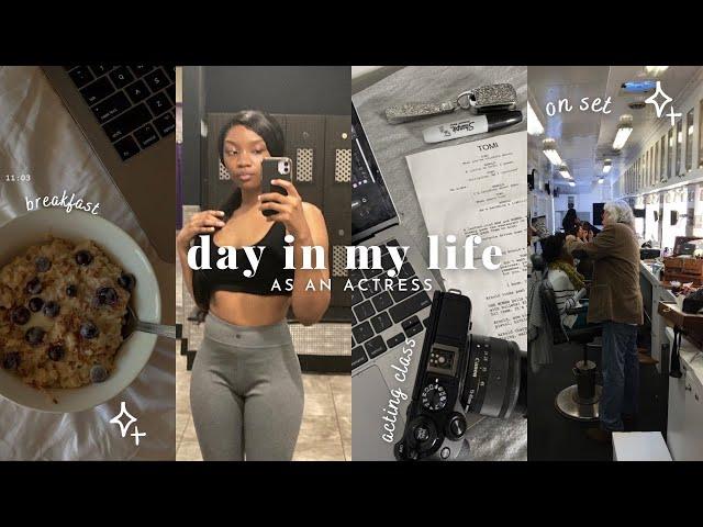 PRODUCTIVE ACTOR VLOG | days in the life of an actor, acting class, being on set, living in Atlanta