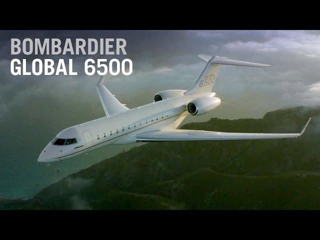 Step Inside the Bombardier Global 6500 Aircraft