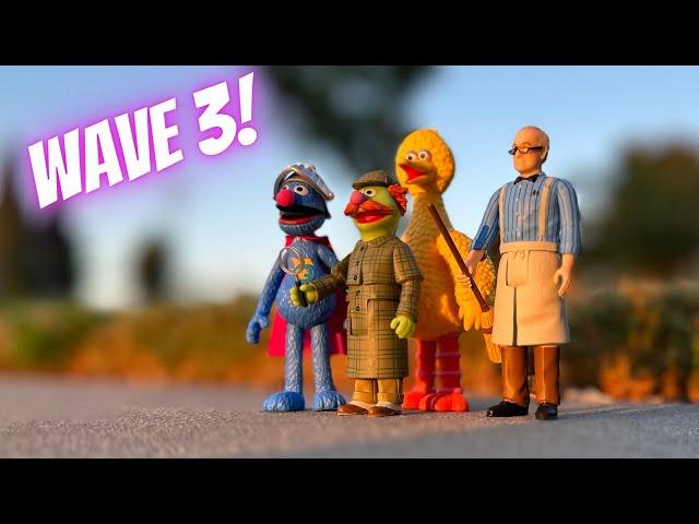 Super 7's SESAME STREET WAVE 3 ReAction Figures! Let's check 'em out! #super7 #bigbird #sesamestreet