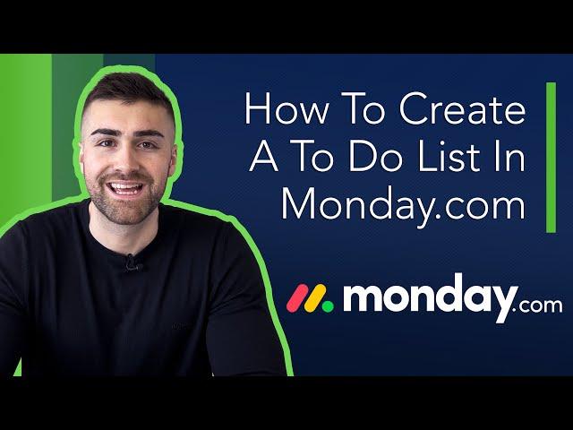 How To Create A Simple Automated To Do List In Monday.com | Full Tutorial | 2022