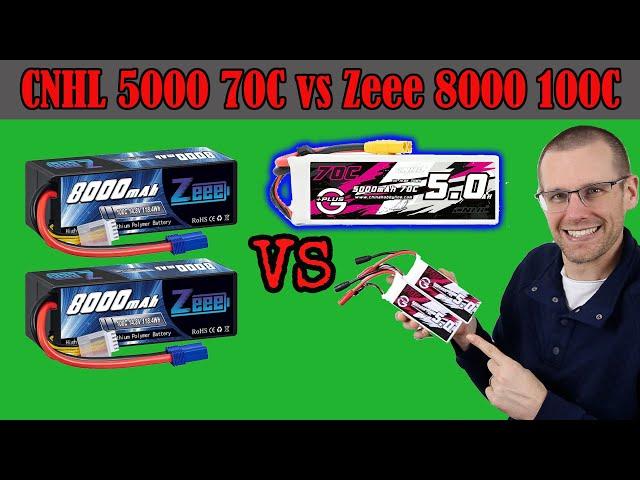 Finally, a Speed Run LiPo that performs - CNHL 5000mAh 70C LiPo Battery test vs Zeee