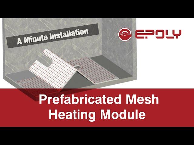 Electric Underfloor Heating - Prefabricated Mesh Floor Heating Module