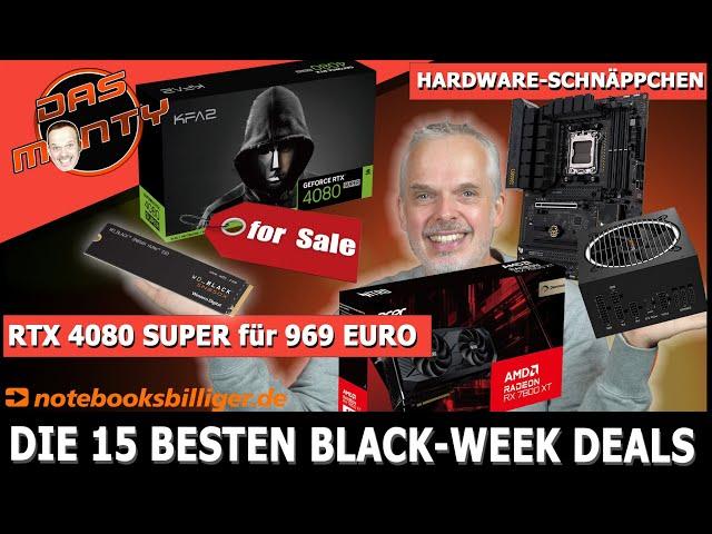 Nvidia RTX 4080 Super für 969 Euro! | Die besten 15 Black-Week-Deals bei NBB-Notebooksbilliger.de