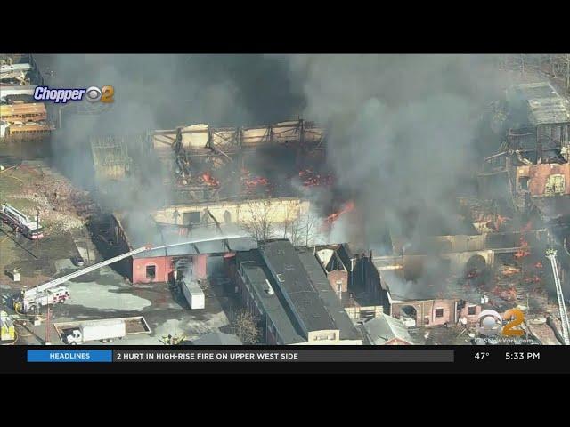 Fire Destroys Commercial Building In Middletown, NY