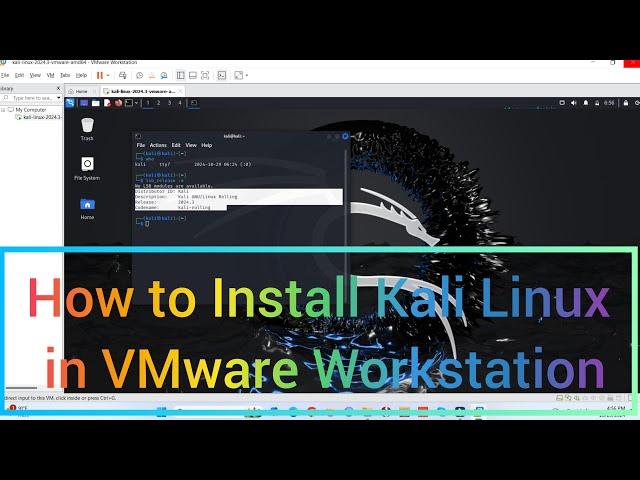 How to Install Kali Linux in VMware Workstation 17 Pro