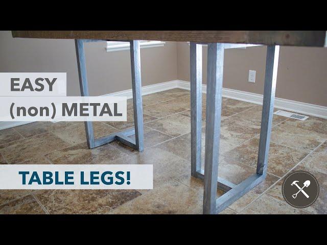 Easy Modern Non-Metal DIY Table Legs