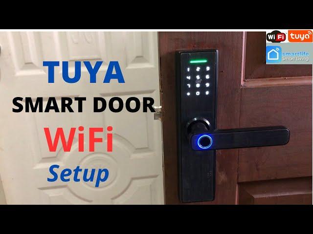 Tuya Smart Door  Lock Wifi Setup