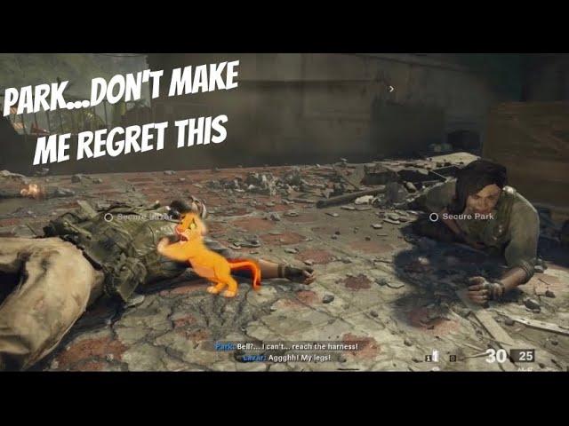Call of Duty Black Ops Cold War- Saving Park instead of Lazar