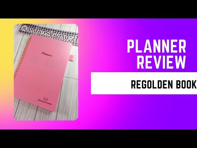 Planner Review @regolden-book