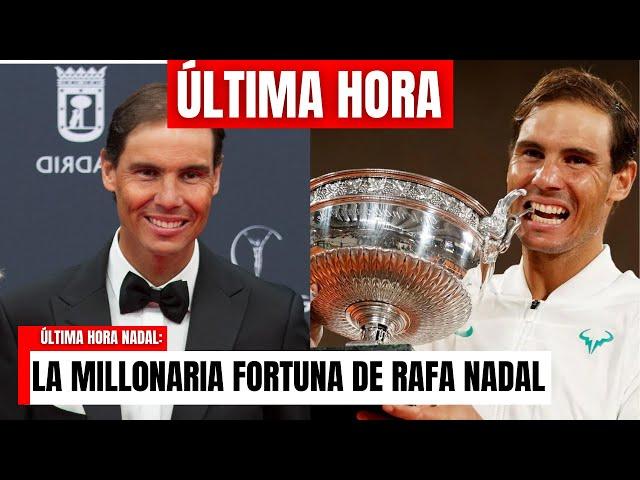 ÚLTIMA HORA: REVELADO el DINERO que COBRARÁ RAFA NADAL tras RETIRARSE del TENIS