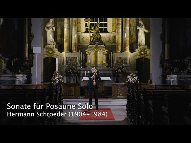 HERMANN SCHROEDER - Sonate für Posaune Solo