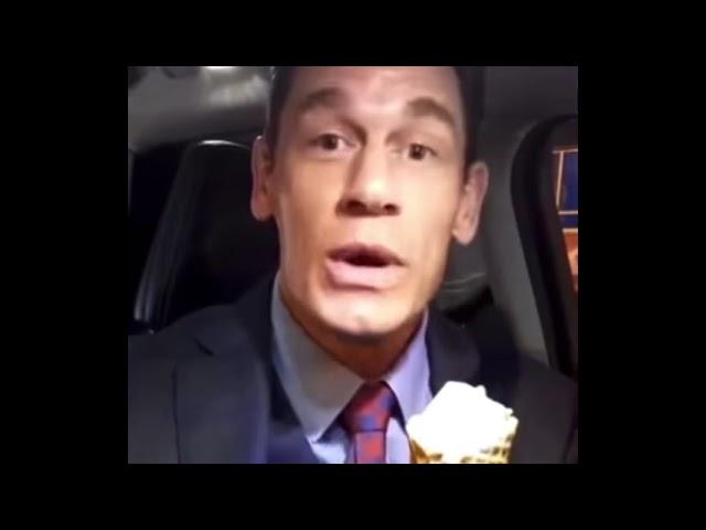 John cena bing chilling, but every “bing chilling” has the vine boom sound effect