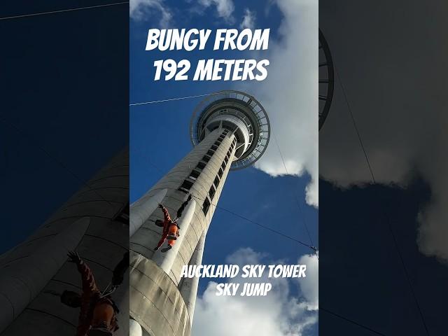 Auckland Sky Tower Sky Jump Bungy | New Zealand #auckland #nz #bungy #skyjump